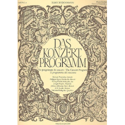 Das Konzert Programm - Piano, Heft 3 - Hans Bodenmann