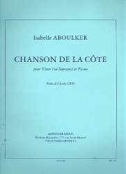 Chanson de la côte : pour ténor (soprano) - Isabelle Aboulker