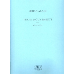 3 mouvements : pour flûte et piano - Jehan Alain