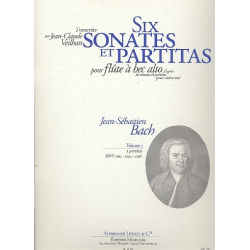 6 sonates et partitas vol.2 (nos.4-6) : - Johann Sebastian Bach