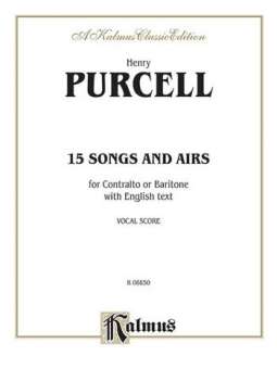 Purcell 15 Songs & Airs Contr.