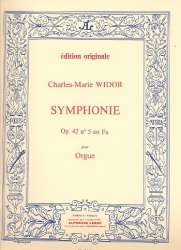 Symphonie fa majeur no.5 op.42 : - Charles-Marie Widor