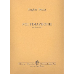 Polydiaphonie : pour flûte et guitare - Eugène Bozza