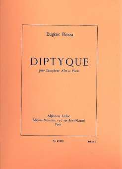 Diptyque : pour saxophone alto et piano