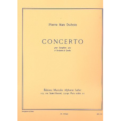 Concerto pour saxophone alto et orchestre - Pierre Max Dubois