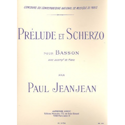 Prélude et Scherzo : pour basson et piano - Paul Jeanjean