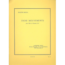3 mouvements : pour flûte - Eugène Bozza