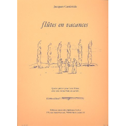 Flûtes en vacances : pour - Jacques Castérède