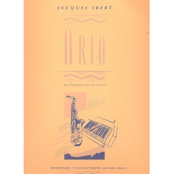 Aria pour saxophone alto et piano - Jacques Ibert