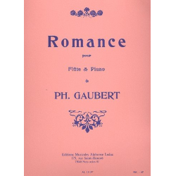 Romance : pour flûte et piano - Philippe Gaubert