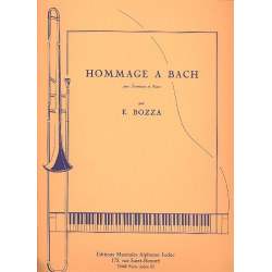 Hommage à Bach : pour trombone et - Eugène Bozza