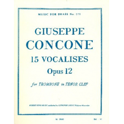 15 vocalise op.12 : - Giuseppe Concone