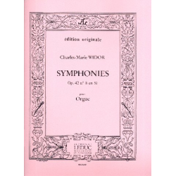 Symphonie no.8 op.42 : pour orgue - Charles-Marie Widor