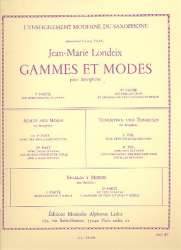 Gammes et modes vol.1 : pour - Jean-Marie Londeix