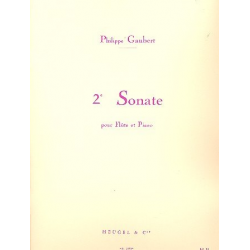 Sonate no.2 : pour flute et piano - Philippe Gaubert