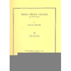 Menuets : pour flûte et piano - Marcel Moyse