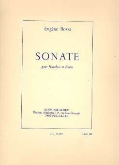 Sonate : pour hautbois et piano