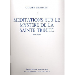 Méditations sur le mystère de la - Olivier Messiaen