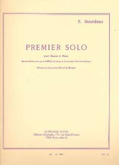 Solo no.1 pour bassoon et piano (1894)