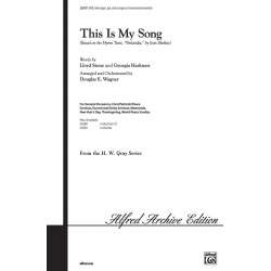 This Is My song (finlandia) SATB - Jean Sibelius / Arr. Douglas E. Wagner