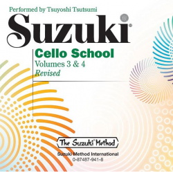 Suzuki Cello School vol.3-4 : CD - Shinichi Suzuki