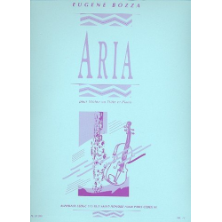 Aria : pour violon (flûte) et piano - Eugène Bozza