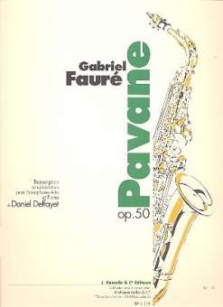 Pavane op.50 : pour saxophone alto