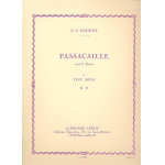 Passacaille : pour la harpe - Georg Friedrich Händel (George Frederic Handel)