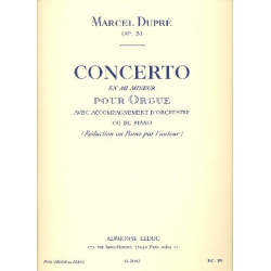 Concerto mi mineur pour orgue et - Marcel Dupré