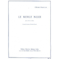 Le merle noir : pour flûte et piano - Olivier Messiaen