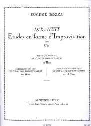 18 études en forme d'improvisation : - Eugène Bozza