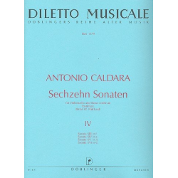 16 Sonaten Heft 4 - Antonio Caldara