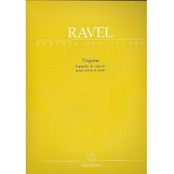 Tzigane für Violine und Orchester : für - Maurice Ravel