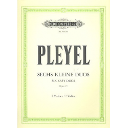 Duos op.23 : für 2 Violinen - Ignaz Joseph Pleyel