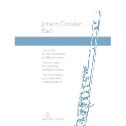 Trio G-Dur : für 2 Flöten und Bc - Johann Christian Bach
