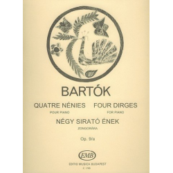 4 Klagelieder op.9a für Klavier - Bela Bartok