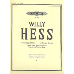 7 Vortragsstücke Band 2 : - Willy Hess