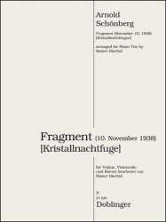 Fragment (Kristallnachtfuge) - Arnold Schönberg
