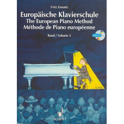 Europäische Klavierschule Band 3 (+CD) - Fritz Emonts