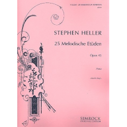 25 melodische Etüden op. 45 : für Klavier - Stephen Heller