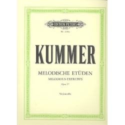 10 melodische Etüden op.57 : - Friedrich August Kummer