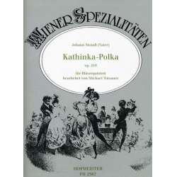 Kathinka-Polka op.218 : für Flöte, Oboe, - Johann Strauß / Strauss (Vater)