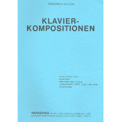 Klavier-Kompositionen : für Klavier - Friedrich Gulda