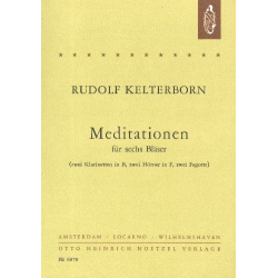 Meditationen : - Rudolf Kelterborn