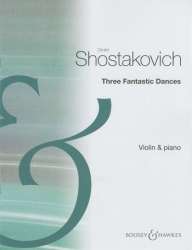 3 fantastic Dances op.5 : for - Dmitri Shostakovitch / Schostakowitsch