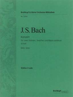 Konzert d-Moll BWV1043 (Partitur)