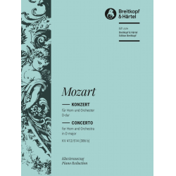 Konzert D-Dur Nr.1 KV 412 - Wolfgang Amadeus Mozart / Arr. Henri Kling