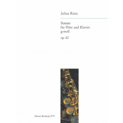 Sonate g-Moll op.42 : für Flöte - Julius Rietz