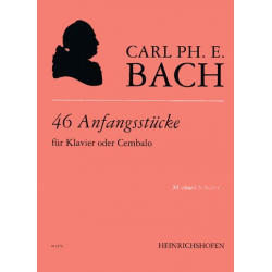 46 Anfangsstücke : für Klavier - Carl Philipp Emanuel Bach