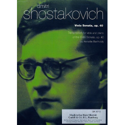 Sonata op.40 for violoncello and piano : - Dmitri Shostakovitch / Schostakowitsch